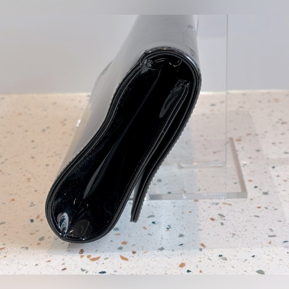 VTG Designer Givenchy Paris Patent Leather Clutch or Shoulder Purse - Picture 10 of 17